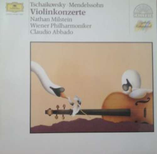 Cover Tschaikowsky* / Mendelssohn* / Nathan Milstein / Wiener Philharmoniker / Claudio Abbado - Violinkonzerte - Violin Concertos (LP, RM) Schallplatten Ankauf