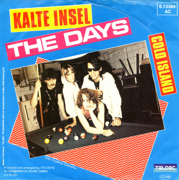 Cover The Days - Kalte Insel (7, Single) Schallplatten Ankauf