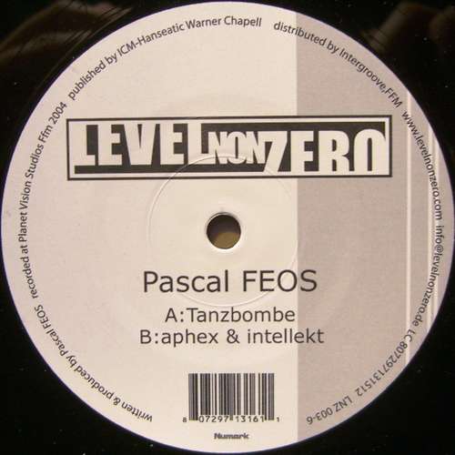 Cover Pascal FEOS* - Tanzbombe / Aphex & Intellekt (12) Schallplatten Ankauf