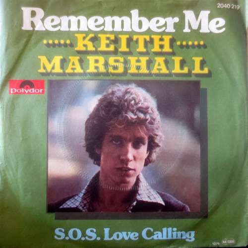 Cover Keith Marshall - Remember Me (7, Single) Schallplatten Ankauf