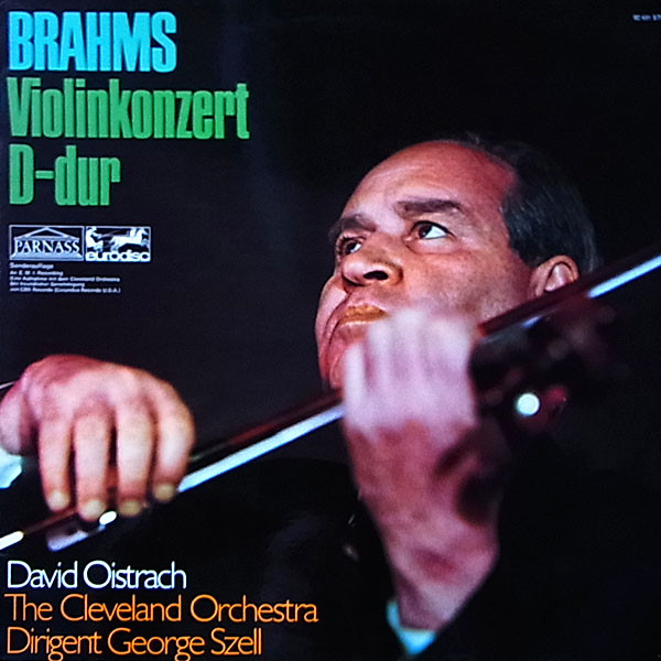 Cover Brahms*, David Oistrakh*, George Szell, The Cleveland Orchestra - Brahms Violin Konzert D-Dur (LP, S/Edition) Schallplatten Ankauf