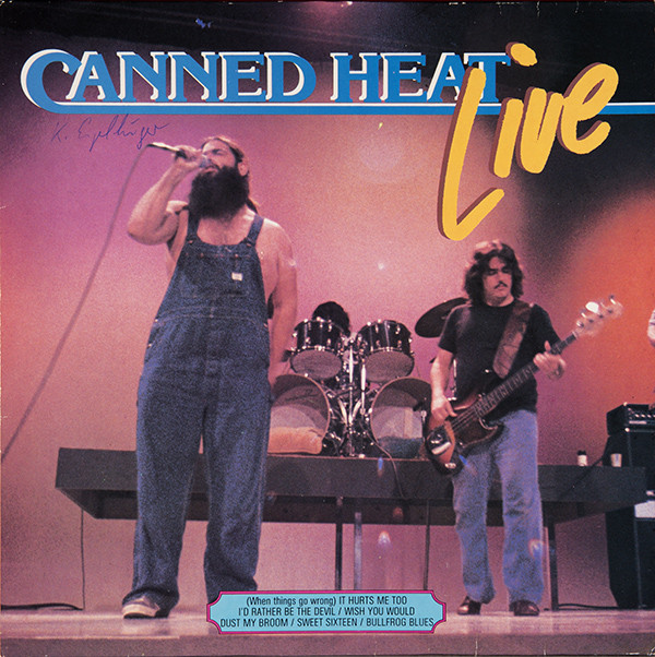 Cover Canned Heat - Live (LP, Album) Schallplatten Ankauf
