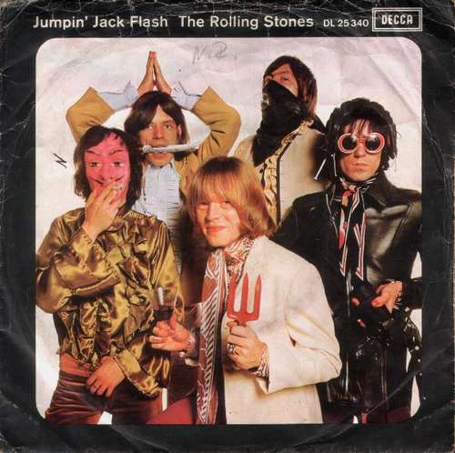 Cover The Rolling Stones - Jumpin' Jack Flash (7, Single) Schallplatten Ankauf