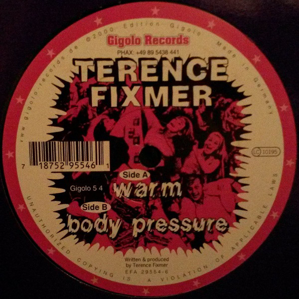 Cover Terence Fixmer - Warm / Body Pressure (12, RE) Schallplatten Ankauf