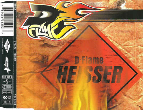 Cover D-Flame - Heisser (CD, Maxi) Schallplatten Ankauf