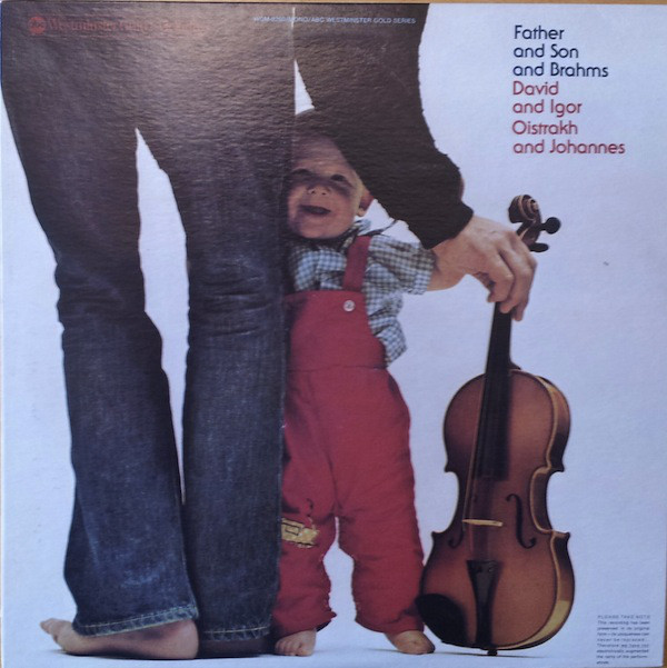 Cover David Oistrakh* And Igor Oistrakh* And Johannes* - Father And Son And Brahms (LP, Mono) Schallplatten Ankauf