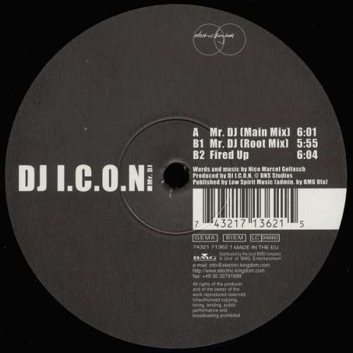 Cover DJ I.C.O.N. - Mr. DJ (12) Schallplatten Ankauf