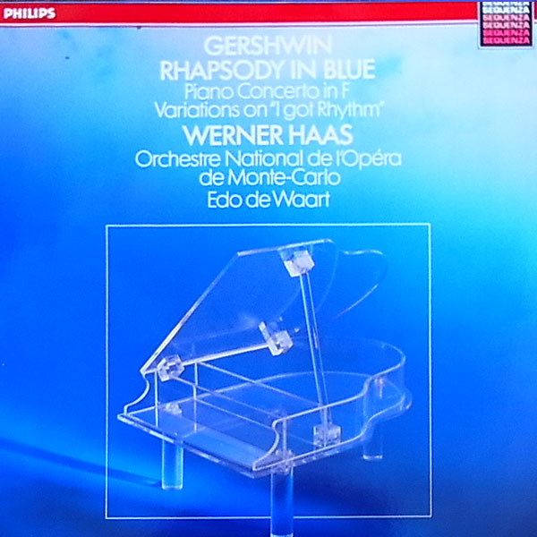 Bild Gershwin* – Werner Haas / Orchestre National De L'Opéra De Monte-Carlo / Edo de Waart - Rhapsody In Blue / Piano Concerto In F / Variations On 'I Got Rhythm'  (LP, Album) Schallplatten Ankauf