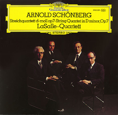Cover Arnold Schönberg*, LaSalle-Quartett* - Streichquartett D-Moll Op.7 · String Quartet In D Minor, Op.7 (LP) Schallplatten Ankauf