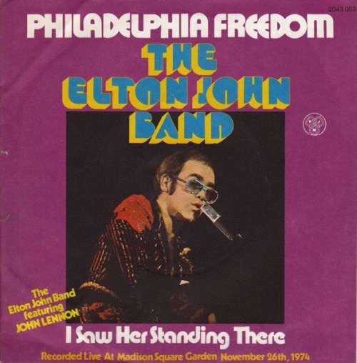 Cover The Elton John Band* - Philadelphia Freedom (7, Single) Schallplatten Ankauf