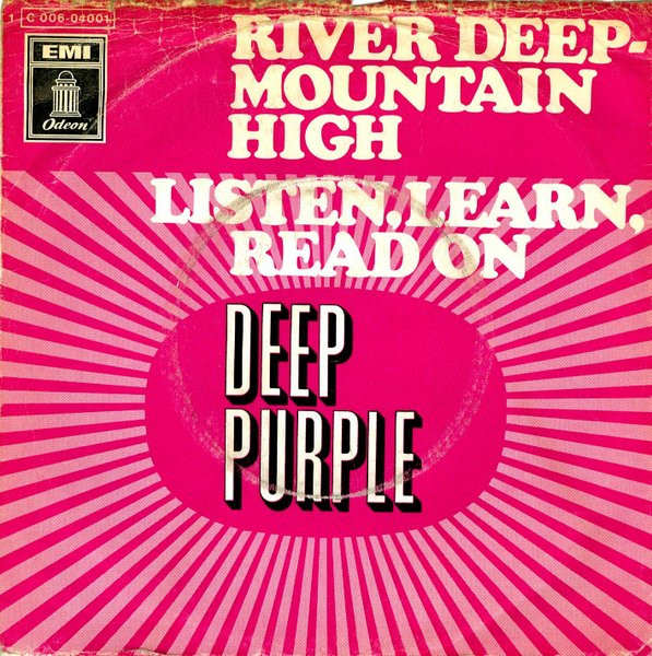 Cover Deep Purple - River Deep - Mountain High / Listen, Learn, Read On (7, Single) Schallplatten Ankauf