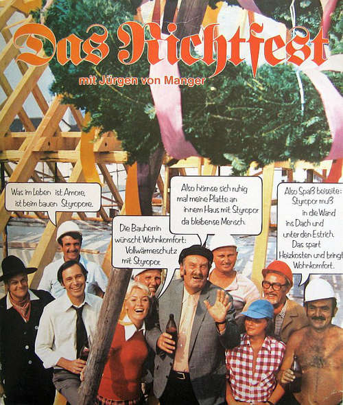 Cover Jürgen von Manger - Das Richtfest (7, Promo) Schallplatten Ankauf