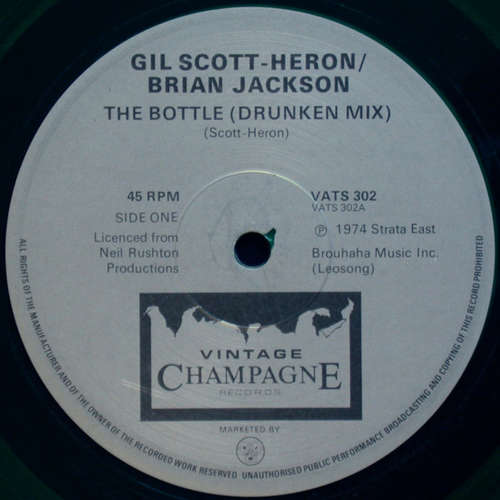 Cover Gil Scott-Heron / Brian Jackson* - The Bottle (12) Schallplatten Ankauf
