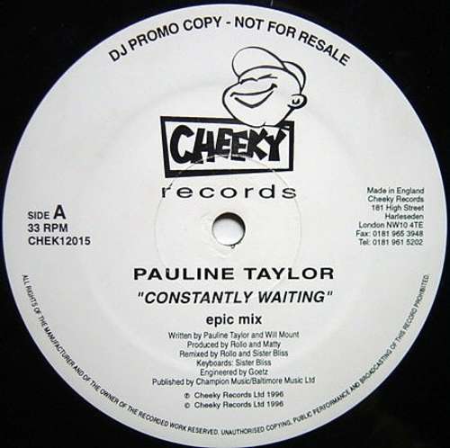 Cover Pauline Taylor - Constantly Waiting (2x12, Single, Promo) Schallplatten Ankauf