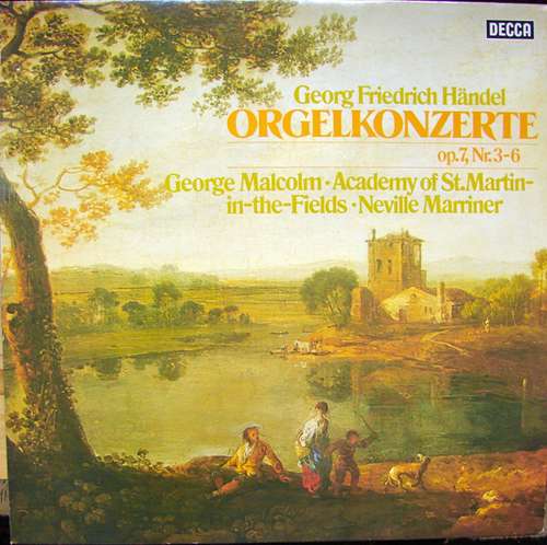 Cover Georg Friedrich Händel - Orgelkonzerte Op.7, Nr.3-6 (LP) Schallplatten Ankauf