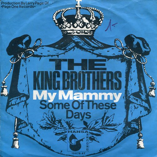 Cover The King Brothers - My Mammy (7, Single) Schallplatten Ankauf