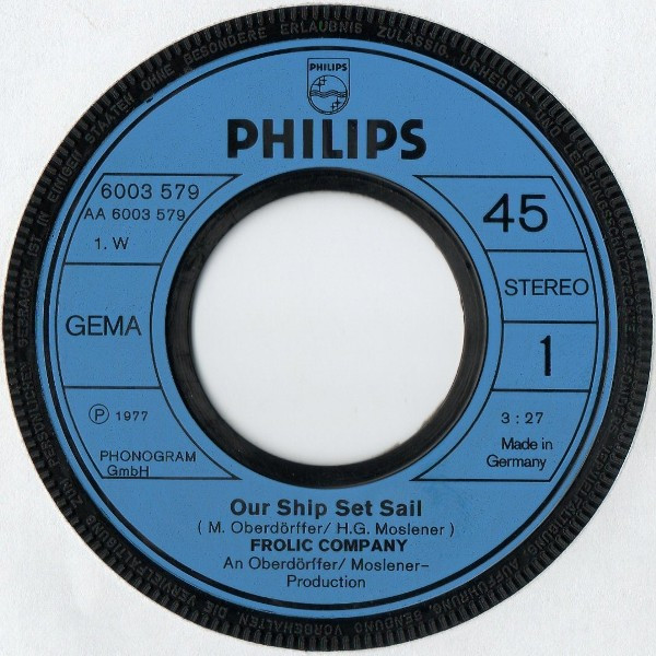 Cover Frolic Company - Our Ship Sets Sail (7, Single) Schallplatten Ankauf