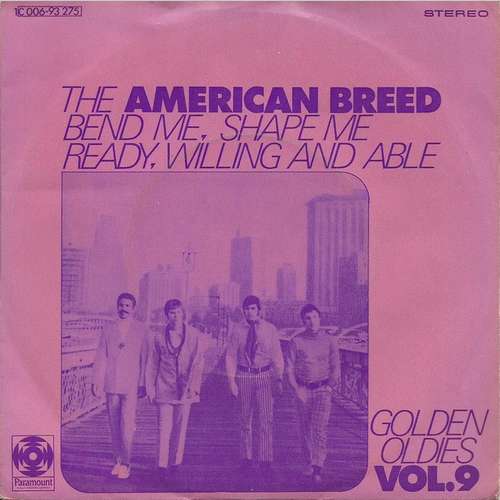 Cover The American Breed - Bend Me, Shape Me / Ready, Willing And Able (7, Single) Schallplatten Ankauf