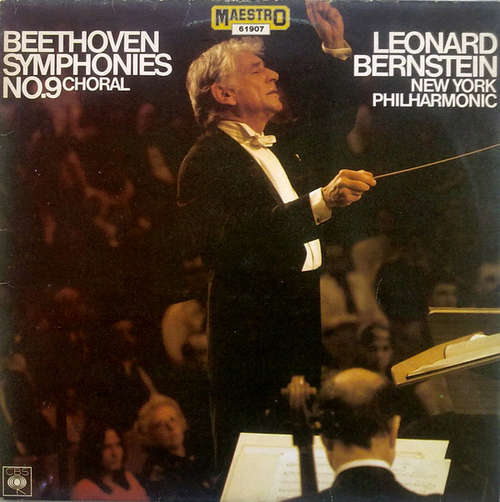 Cover Leonard Bernstein, New York Philharmonic*, Ludwig van Beethoven - Beethoven Symphonies No.9 - Choral (LP, Album) Schallplatten Ankauf
