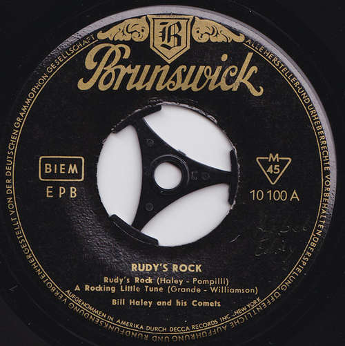 Cover Bill Haley And His Comets - Rudy's Rock (7, EP) Schallplatten Ankauf