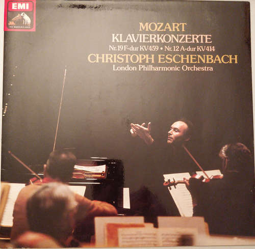 Cover Mozart* - Christoph Eschenbach, London Philharmonic Orchestra* - Klavierkonzerte Nr. 19 F-Dur KV 459 • Nr. 12 A-Dur KV 414 (LP) Schallplatten Ankauf