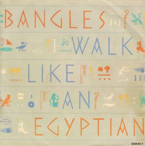 Cover Bangles - Walk Like An Egyptian (7, Single) Schallplatten Ankauf
