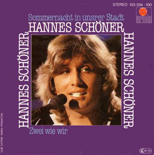 Cover Hannes Schöner - Sommernacht In Unsrer Stadt (7, Single) Schallplatten Ankauf