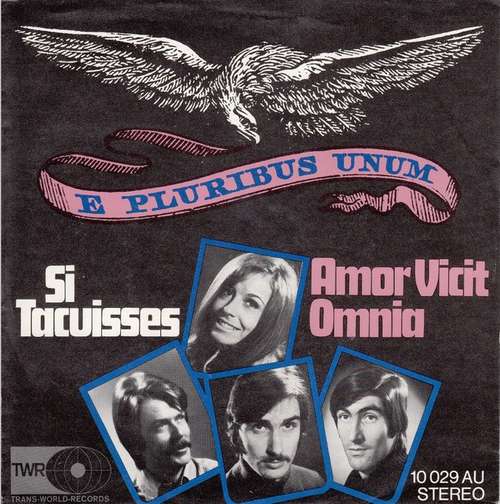 Cover E Pluribus Unum - Si Tacuisses / Amor Vicit Omnia (7, Single) Schallplatten Ankauf