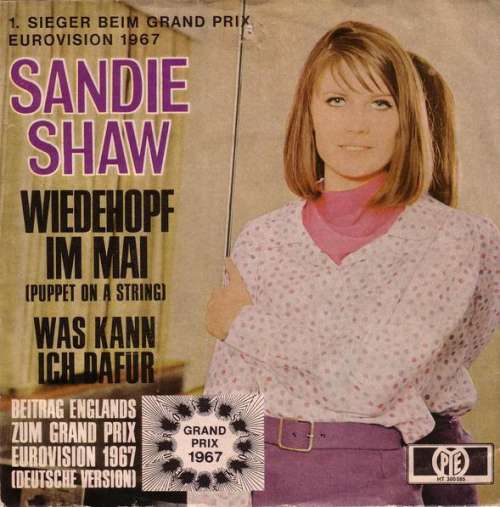 Cover Sandie Shaw - Wiedehopf Im Mai (Puppet On A String) (7, Single) Schallplatten Ankauf