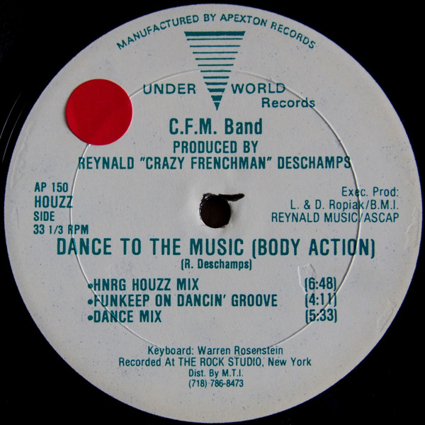 Cover C.F.M. Band - Dance To The Music (Body Action) / Jazz It Up (12) Schallplatten Ankauf