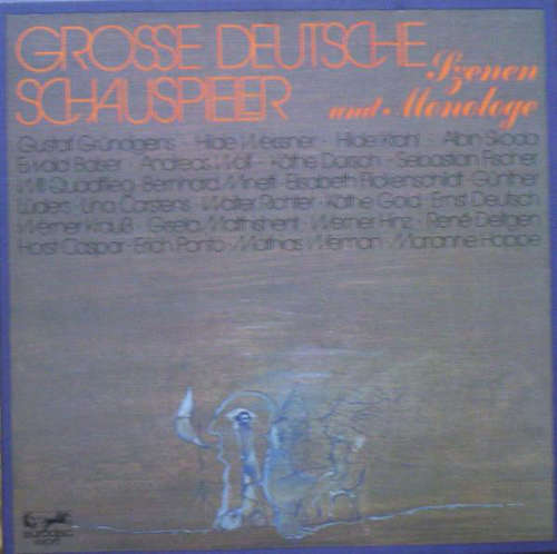 Cover Various - Große Deutsche Schauspieler - Szenen Und Monologe (Box + 3xLP) Schallplatten Ankauf