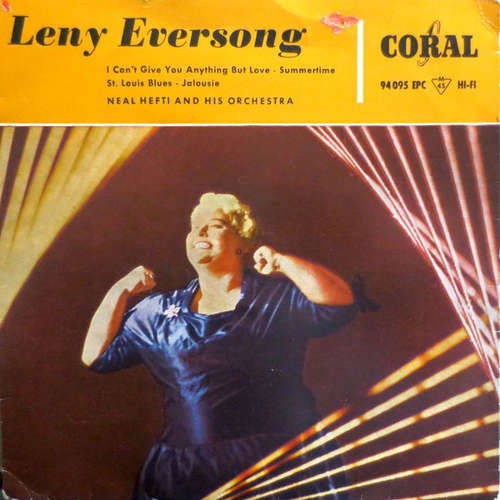 Cover Leny Eversong - I Can't You Give Anything But Love (7, EP) Schallplatten Ankauf