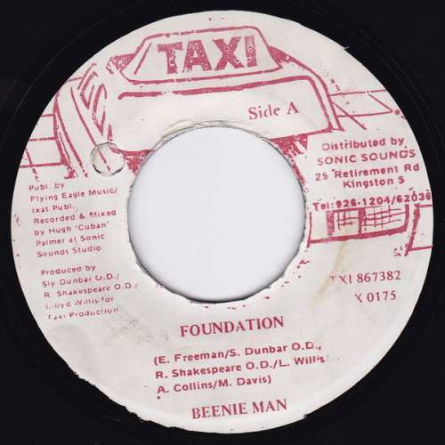 Cover Beenie Man - Foundation (7, RP) Schallplatten Ankauf