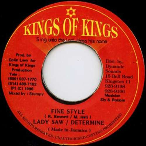 Cover Lady Saw & Determine - Fine Style (7) Schallplatten Ankauf