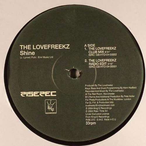 Cover The Lovefreekz - Shine (12) Schallplatten Ankauf