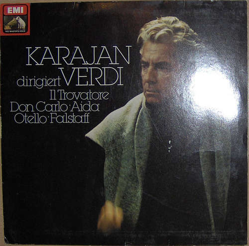 Cover Karajan* dirigiert Verdi* - Il Trovatore - Don Carlo - Aida - Otello - Falstaff (LP, Comp) Schallplatten Ankauf