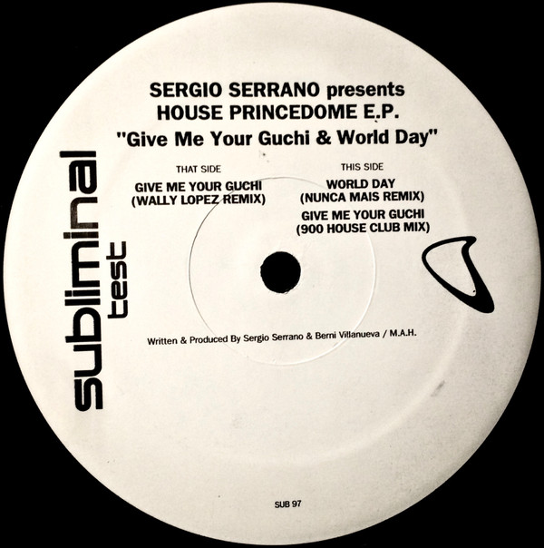 Bild Sergio Serrano - House Princedome EP (12, EP, Promo, TP) Schallplatten Ankauf