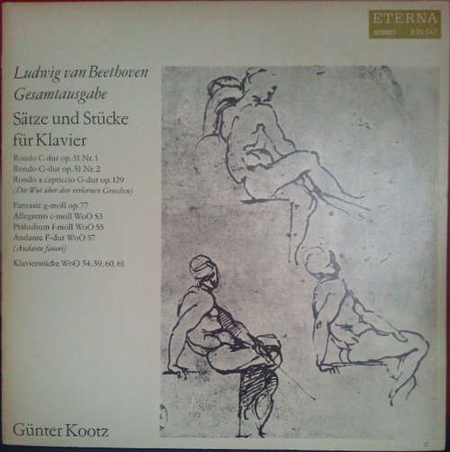 Cover Ludwig van Beethoven, Günter Kootz - Sätze Und Stücke Für Klavier (LP, Album) Schallplatten Ankauf