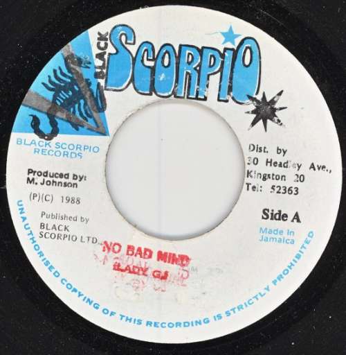 Cover Lady G - No Bad Mind (7) Schallplatten Ankauf
