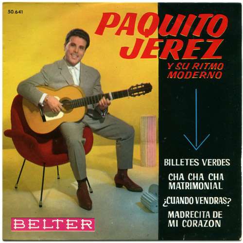 Cover Paquito Jerez Y Su Ritmo Moderno* - Cha Cha Cha Matrimonial  (7, EP) Schallplatten Ankauf