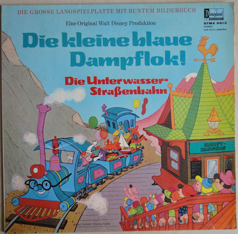 Bild Walt Disney - Die Kleine Blaue Dampflok! (LP) Schallplatten Ankauf