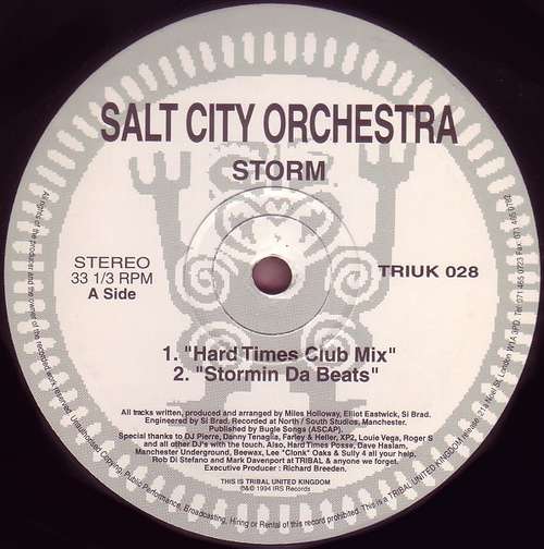 Cover Salt City Orchestra - Storm (12) Schallplatten Ankauf