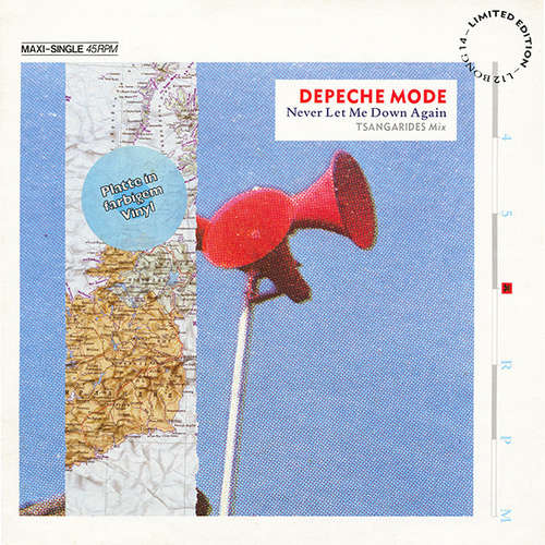 Cover Depeche Mode - Never Let Me Down Again (Tsangarides Mix) (12, Maxi, Ltd, Gre) Schallplatten Ankauf