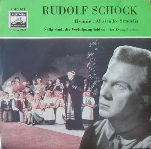 Cover Rudolf Schock - Hymne Aus Alessandro Stradella / Selig Sind, Die Verfolgung Leiden (7, Single) Schallplatten Ankauf