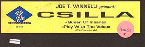 Cover Joe T. Vannelli Presents Csilla - Play With The Voice / Queen Of Insane (2x12) Schallplatten Ankauf