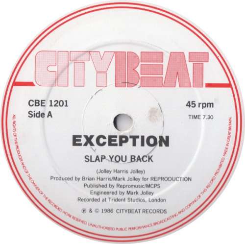 Bild Exception - Slap You Back (12) Schallplatten Ankauf