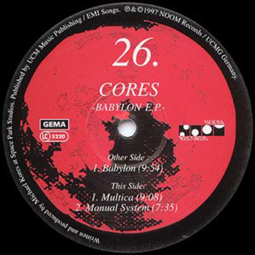 Cover Cores - Babylon EP (12, EP) Schallplatten Ankauf