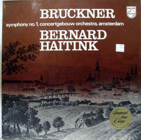 Cover Bruckner* - Concertgebouw Orchestra, Amsterdam* - Bernard Haitink - Symphony No. 1 (LP, Album) Schallplatten Ankauf