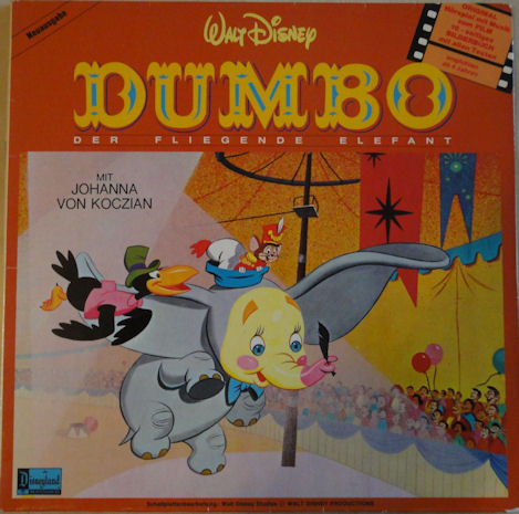 Cover Petra Schmidt-Decker - Walt Disney - Dumbo Der Fliegende Elefant (LP) Schallplatten Ankauf