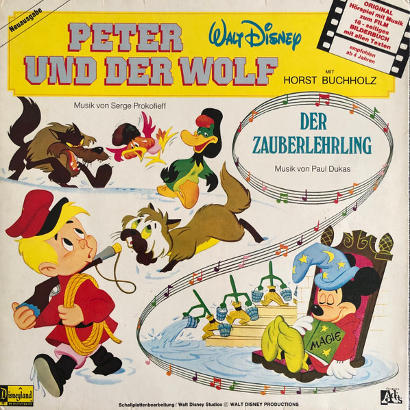 Bild Horst Buchholz - Walt Disney - Peter Und Der Wolf / Der Zauberlehrling  (LP) Schallplatten Ankauf